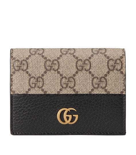 gucci gg embossed wallet|Gucci marmont wallet small.